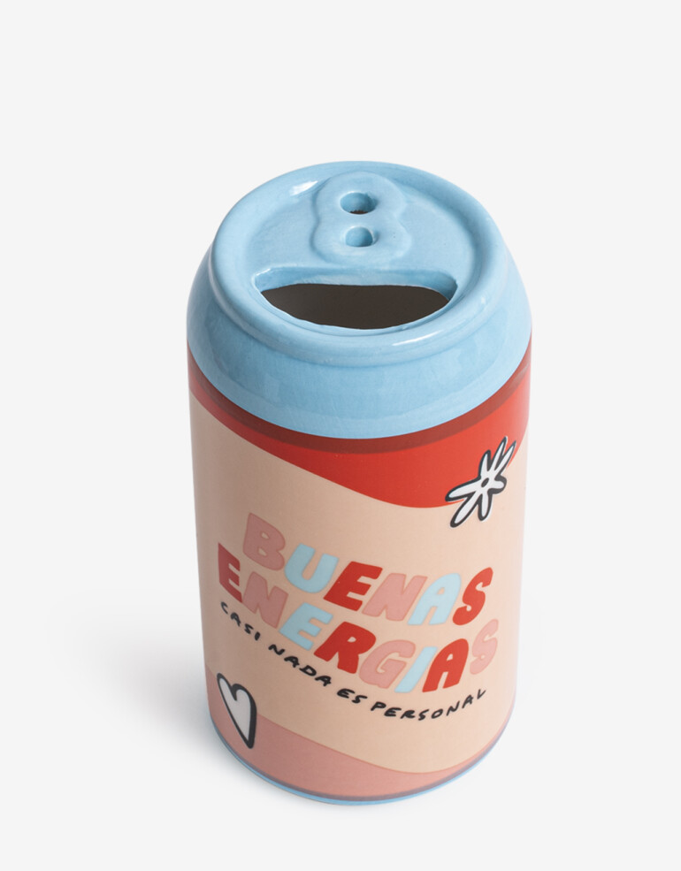 Rega Varios Florero De Cerámica Con Estampa - Combinacion Multicolor