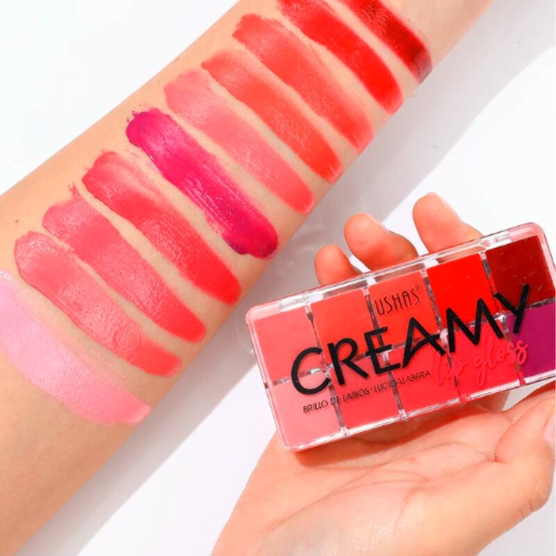 Ushas - Petaca Brillo Labial Cremoso 10 Colores #1 Ushas - Petaca Brillo Labial Cremoso 10 Colores #1