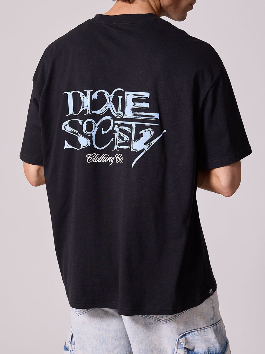 T-SHIRT TULAN DIXIE - Negro 