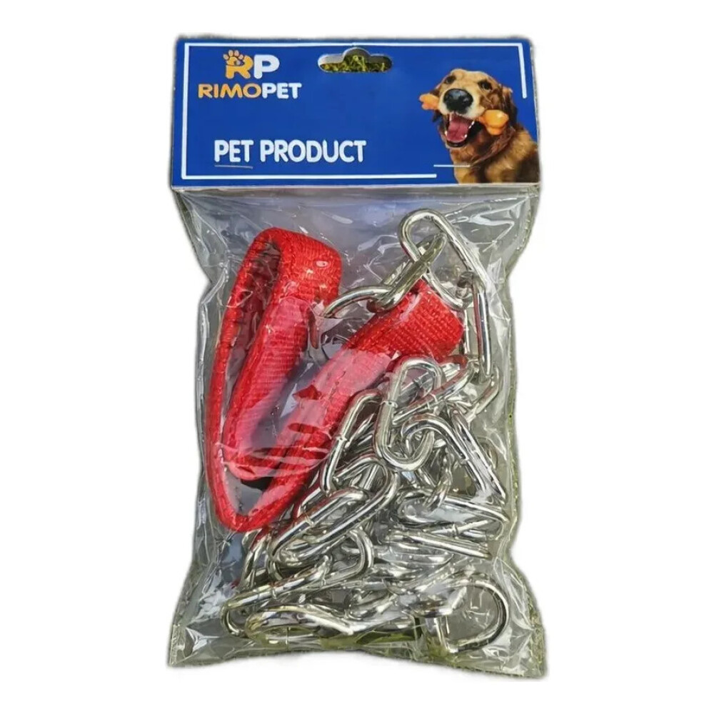 Correa De Cadena Para Mascotas Gruesa Con Agarre 1.2 MTS Correa De Cadena Para Mascotas Gruesa Con Agarre 1.2 MTS