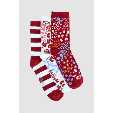 Pack de 3 medias con diseños variados Variante 45