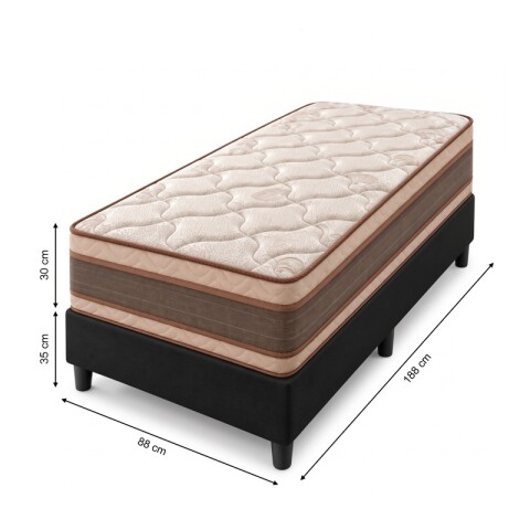 Sommier Base + Colchón EQUILIBRIO 88x188 cm