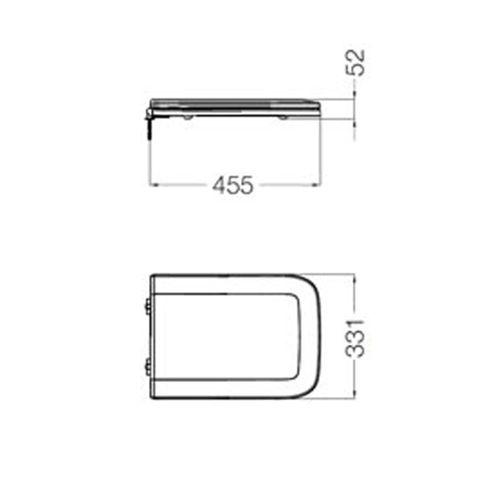 TAPA PARA INODORO MODELO TRENTO HDF COLOR BLANCO Tapa Para Inodoro Modelo Trento Hdf Color Blanco