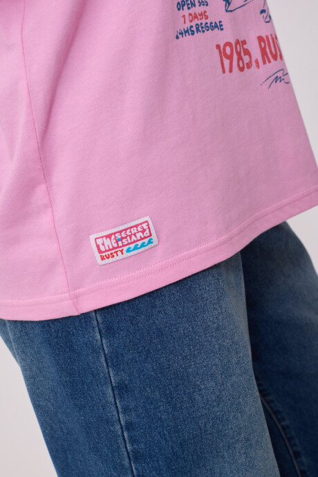 T-SHIRT SOMERA RUSTY Rosado