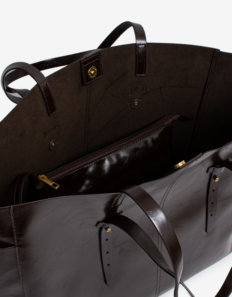 Shopper Cartera Fomato Shopper - Marron Chocolate