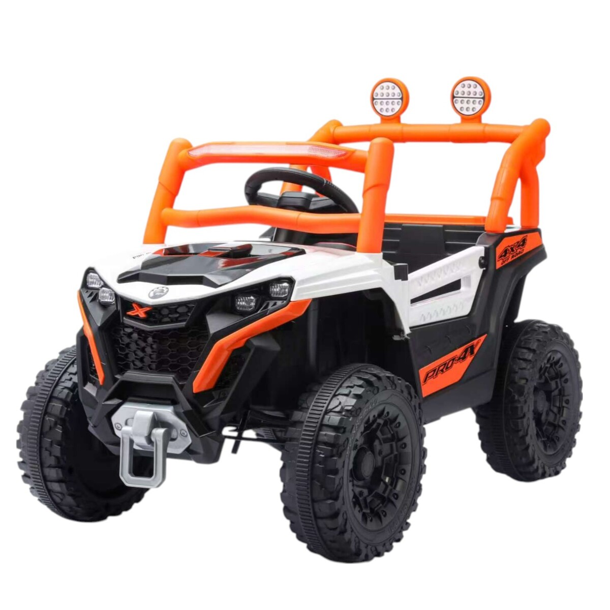 Auto Jeep a Batería 6 Volt UTV Bebesit Naranja 