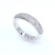 Anillo en oro 18k blanco con brillantes Anillo en oro 18k blanco con brillantes