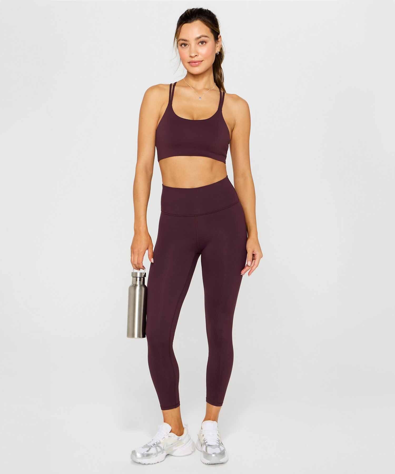 Leggings Define PowerHold High-Waisted 7/8 Mujer Oxblood