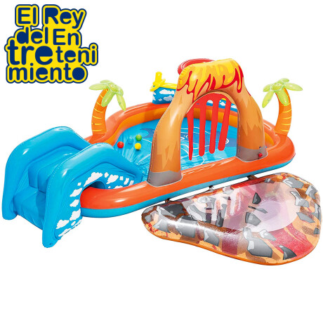 Piscina Bestway Inflable Centro De Juegos Isla Volcán Piscina Bestway Inflable Centro De Juegos Isla Volcán