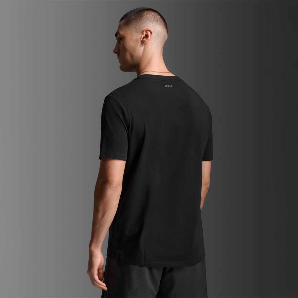 Polo Training Motion Cotton Flex Tee Hombre Black/black