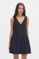 Vestido Adams Cotton Black