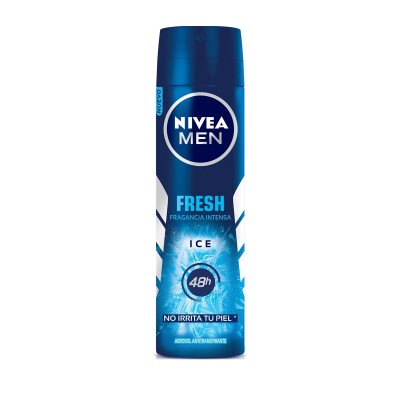Desodorante Aerosol Nivea Men Fresh Ice 150 Ml. Desodorante Aerosol Nivea Men Fresh Ice 150 Ml.