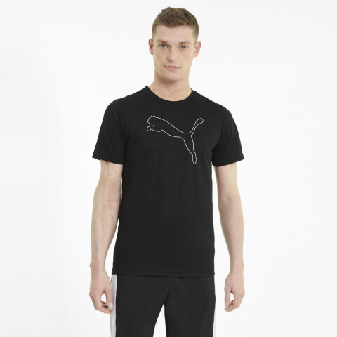 Performance Cat Tee M - Hombre Black