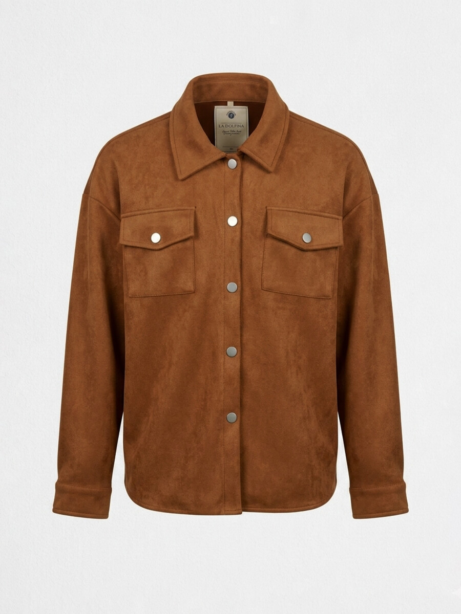 Sobrecamisa suede Zenda 