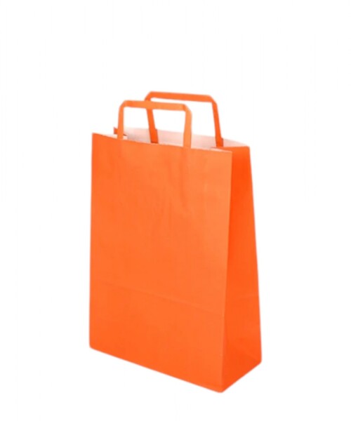 Bolsa lisa acuario 22x10x30 cm NARANJA