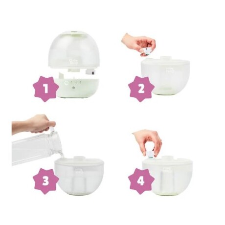 Humidificador con luz Bubble Humidificador con luz Bubble