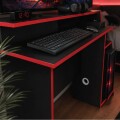 ESCRITORIO GAMER EVOLUTION - NEGRO Y ROJO ESCRITORIO GAMER EVOLUTION - NEGRO Y ROJO