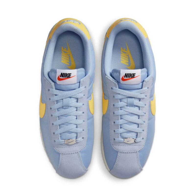 Championes Nike CORTEZ de Mujer - DZ2795-404 Celeste-amarillo