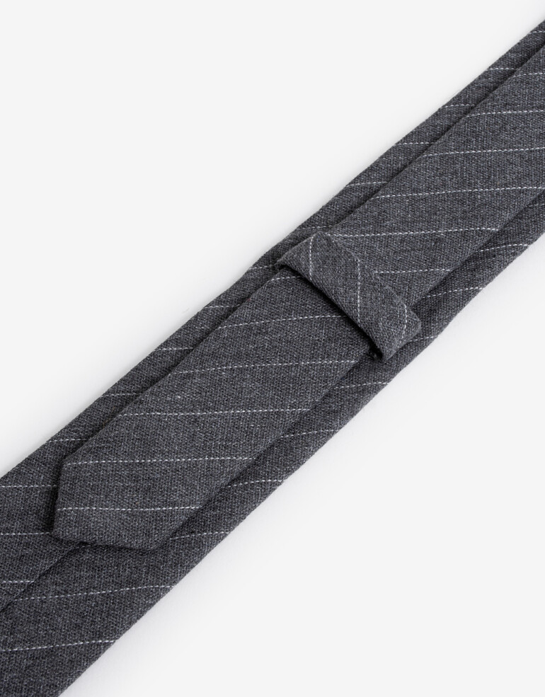 Pañuelos Raso Geométrico Corbata Rayada - Combinacion Bicolor