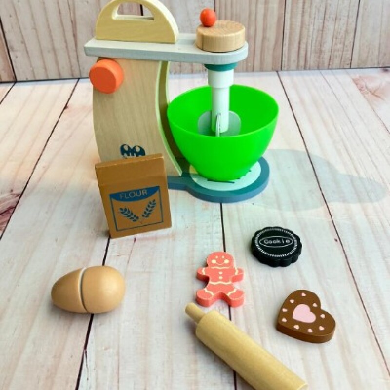 Juegos de madera - batidora con accesorios Juegos De Madera - Batidora Con Accesorios