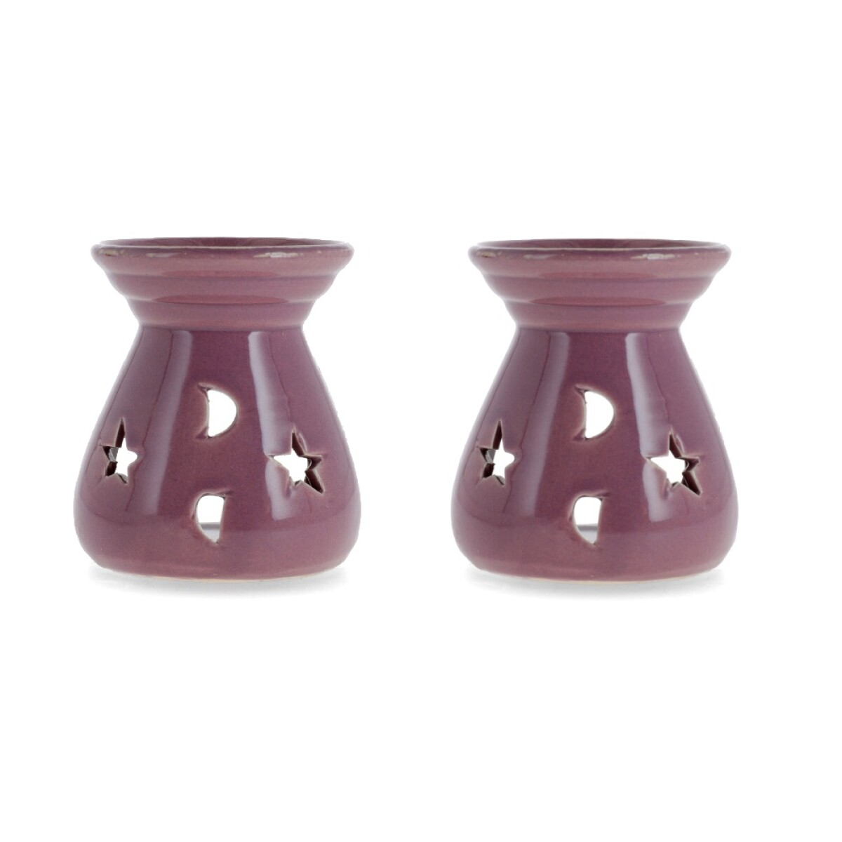 HORNILLOS DE CERAMICA X2 UNIDADES - Gp039/estrella Y Luna 8x6.5cm 