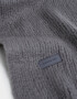 Bufandas Clasico Bufandas Con Flecos Trenzados - Gris Medio