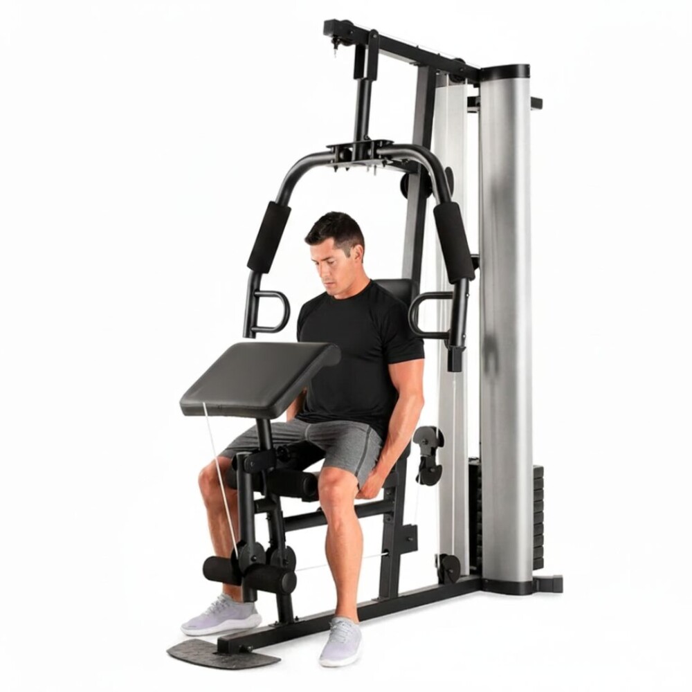 Gimnasio Multifuerza - Modelo Bravo EVO - Sistema de Poleas y 51 kg de Peso Gimnasio Multifuerza - Modelo Bravo EVO - Sistema de Poleas y 51 kg de Peso