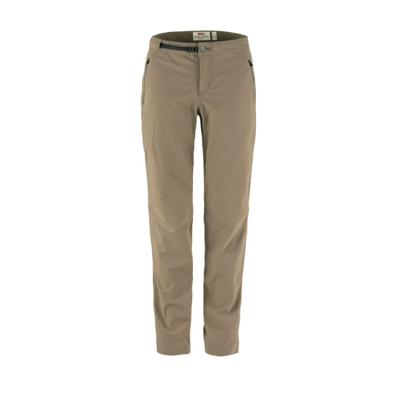 Pantalón Fjallraven High Coast Trail Trousers W Mujer Suede Brown