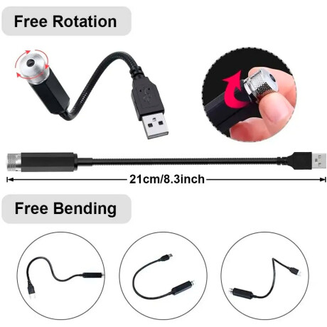 ACCESORIO INTERIOR - PROYECTOR LED CIELO ESTRELLAS ROJO USB - ACCESORIO INTERIOR - PROYECTOR LED CIELO ESTRELLAS ROJO USB -