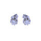 Caravanas oro 18k blanco y brillantes engarce 8 puntas. Caravanas oro 18k blanco y brillantes engarce 8 puntas.