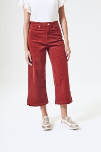 Wide Leg Corduroy Terracota