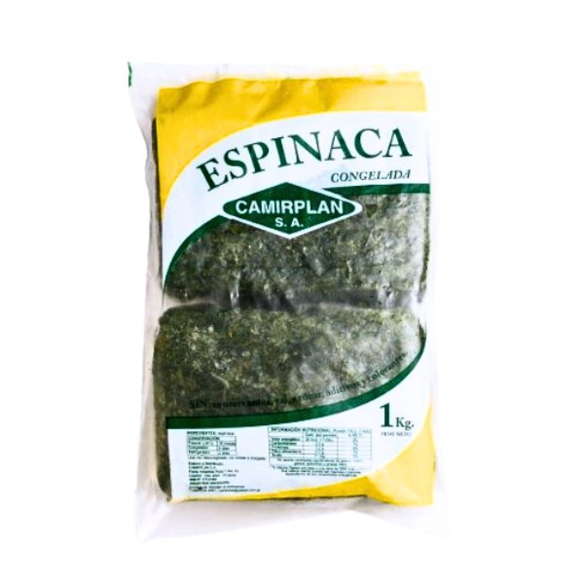 Espinaca Camirplan - 1 kg 