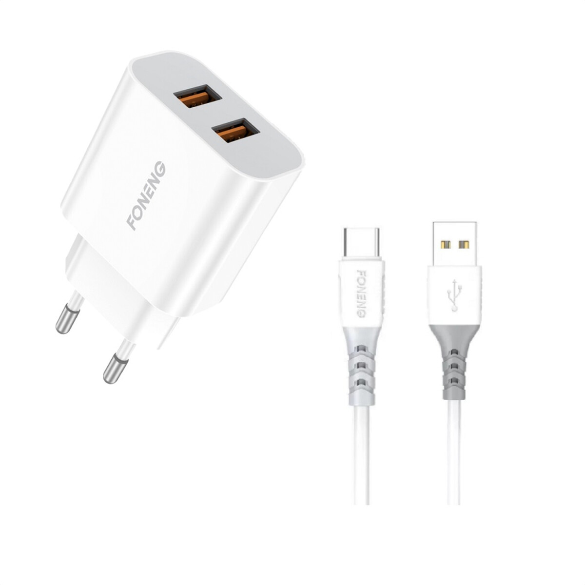 Cargador Foneng Eu45 Con Cable - CARGADOR FONENG EU45 TIPO C 