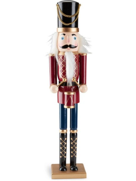 Figura navideña DISER 11x12x50 cm madera Figura navideña DISER 11x12x50 cm madera