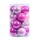 Esferas navideñas x16 Fucsia