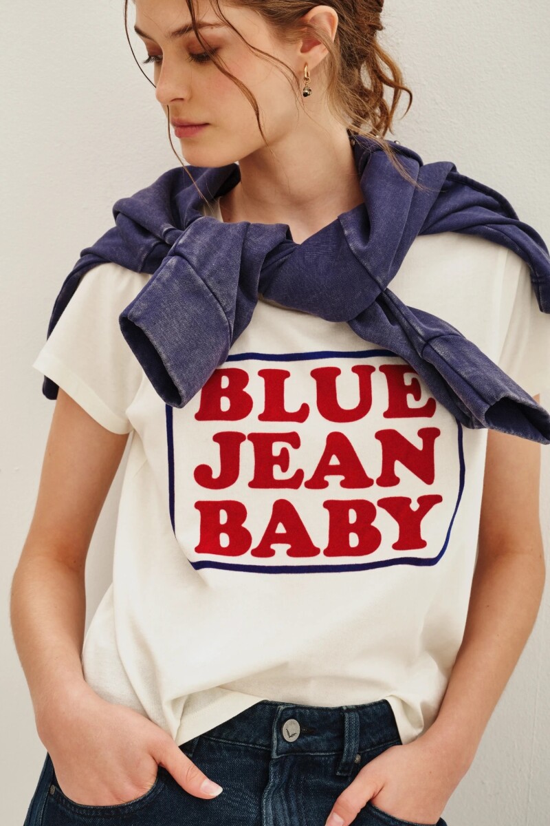 Remera Blue Baby Crudo