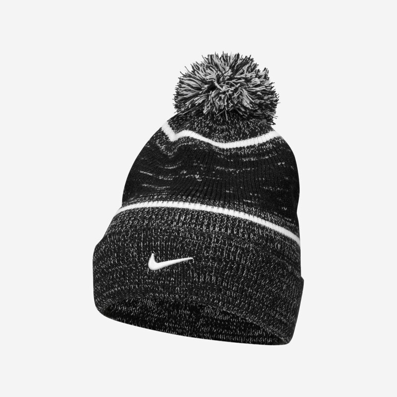 Gorro Nk Peak Beanie Sc Pom P Unisex Blanco