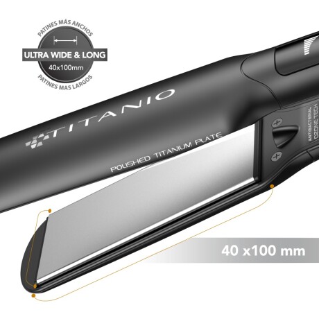 PLANCHA GA.MA XWIDE DIGITAL 4D TITANIO 001