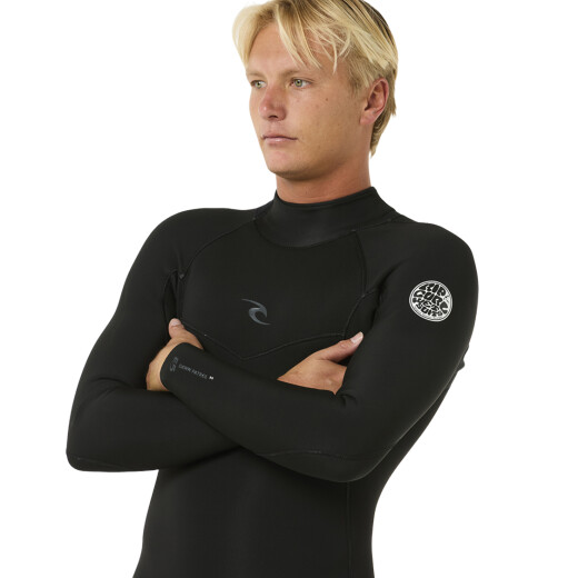 Traje Rip Curl Dawn Patrol Back Zip 3/2 - Negro Traje Rip Curl Dawn Patrol Back Zip 3/2 - Negro