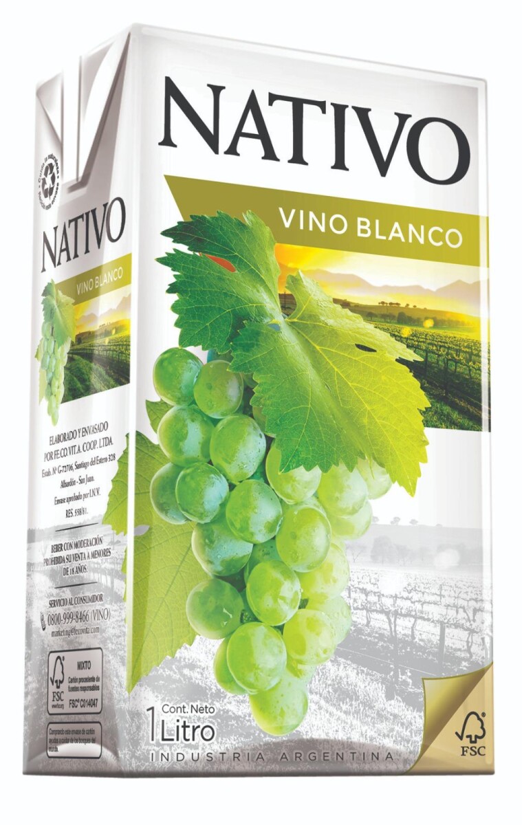 VINO NATIVO TETRA 1L BLANCO 