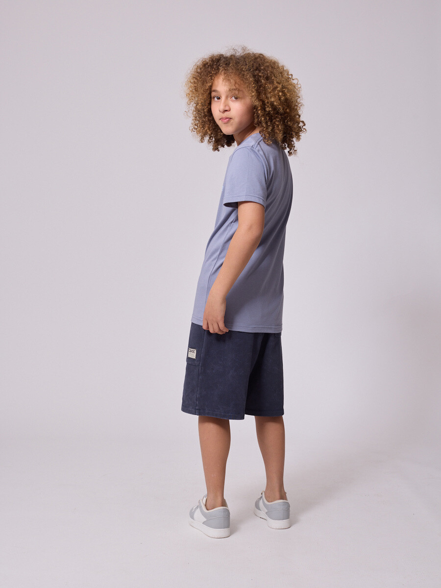 T-SHIRT MIRGO TEEN DIXIE Gris Claro