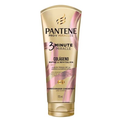 Acondicionador Pantene Colágeno Nutre/rev. 3 Minutos 170 Ml. Acondicionador Pantene Colágeno Nutre/rev. 3 Minutos 170 Ml.