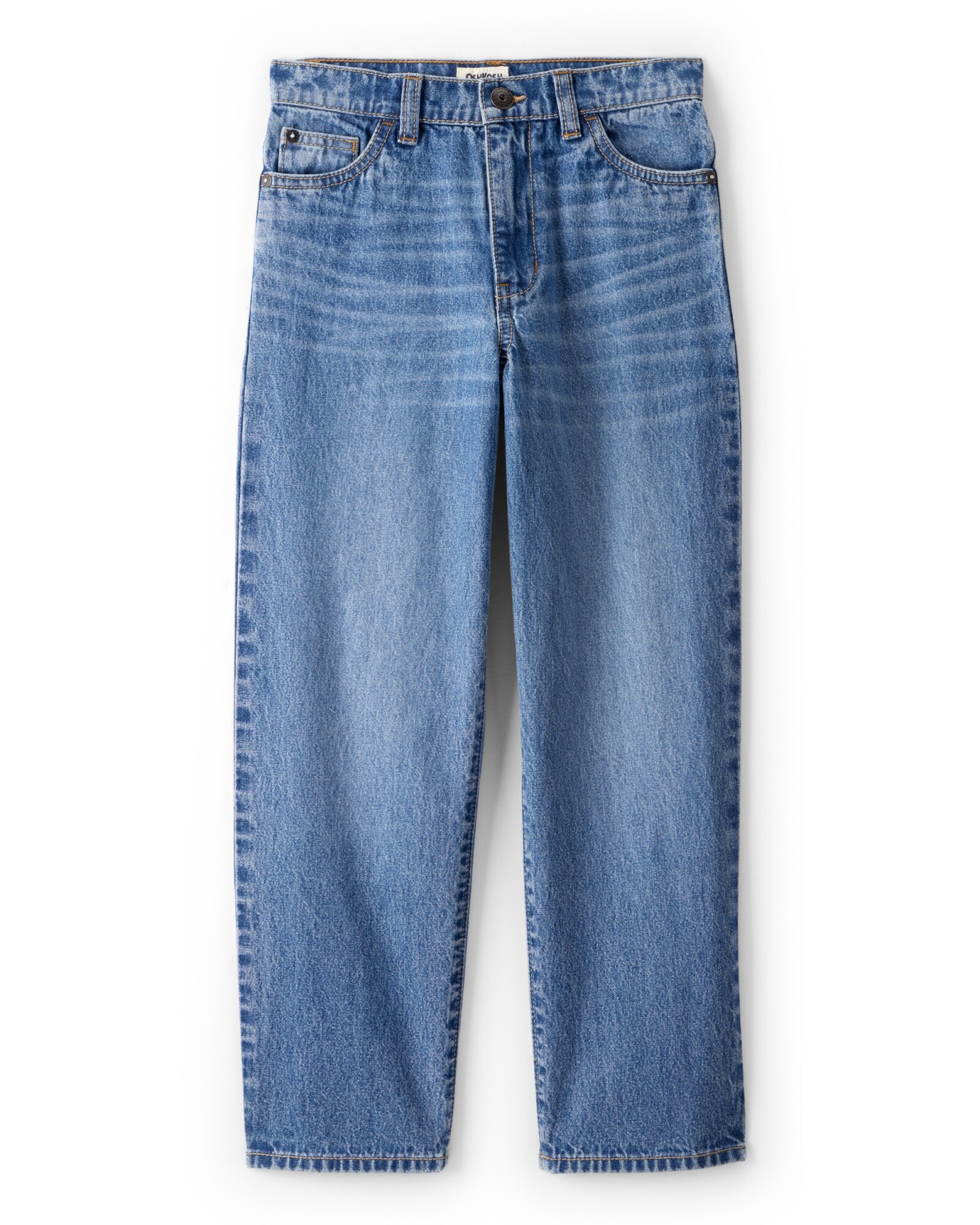 Pantalón jean holgado Sin color