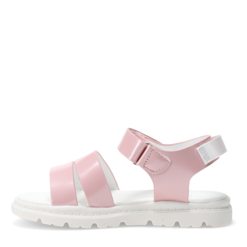 Sandalia de Niña Mini Miss Carol HAMILTON con velcro Rosado
