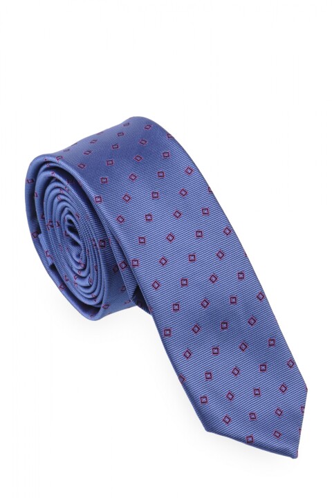 Corbatin 5 cm AZUL LISO
