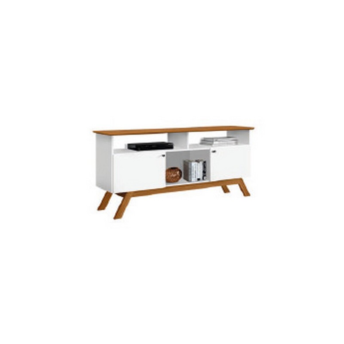 RACK NATIVA TV 43" BLANCO/NATURE 
