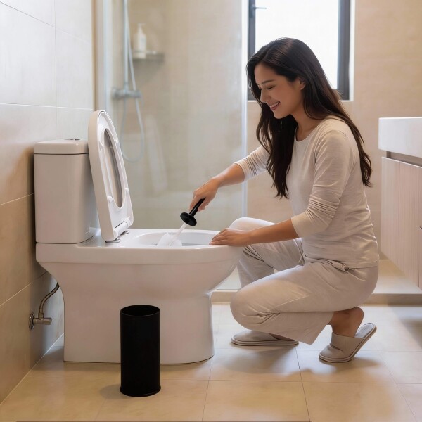 Escobilla Cepillo Inodoro Accesorio Baño Acero Inoxidable IMBACK Color Negro Escobilla Cepillo Inodoro Accesorio Baño Acero Inoxidable IMBACK Color Negro