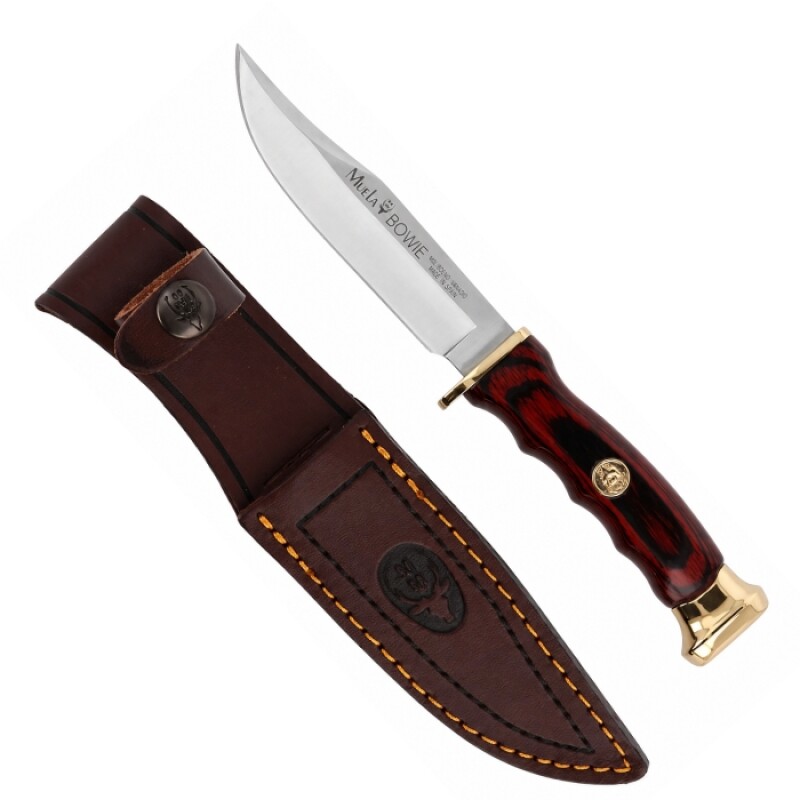 Cuchillo Muela Bowie Caza Hoja 10cm Acero Cuchillo Muela Bowie Caza Hoja 10cm Acero