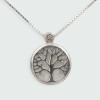 Colgante Arbol de la vida de MOON en plata con madre perla y brillante (incluye cadena) Colgante Arbol de la vida de MOON en plata con madre perla y brillante (incluye cadena)