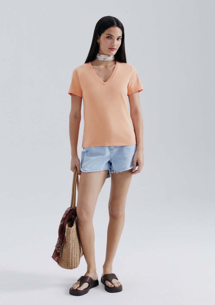BLUSA MM FEM - NARANJA 